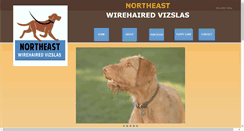 Desktop Screenshot of northeastwirehairedvizslas.com